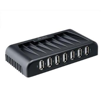 AKASA AK-HB-09BK 7-portový externí USB HUB, černý Connect 7+, AK-HB-09BKEU