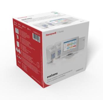 Honeywell Evohome Starter Set 2 Kotel CZ THR99C3112, Evohome Touch WiFi + 2x termohlavice HR92 + BDR91