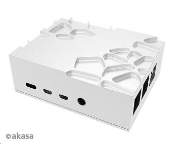 skříň AKASA Gem Pro Pi 4 Silver, A-RA09-M1S