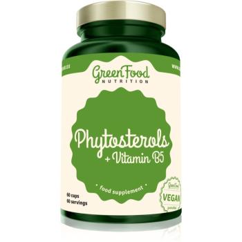 GreenFood Nutrition Phytosterols + Vitamin B5 kapsle s fytosteroly 60 cps