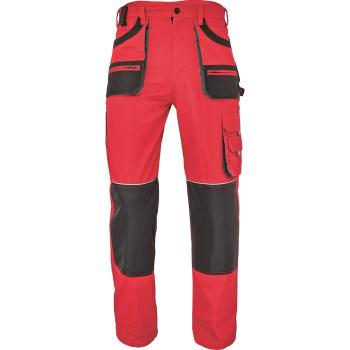 Cerva Pánské pracovní kalhoty FF HANS - Červená / antracit | 64