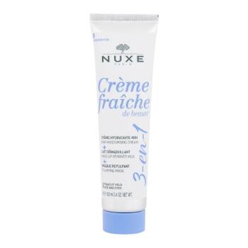 NUXE Creme Fraiche de Beauté 3-In-1 Cream & Make-Up Remover & Mask 100 ml denní pleťový krém na všechny typy pleti; proti vráskám; na rozjasnění pleti