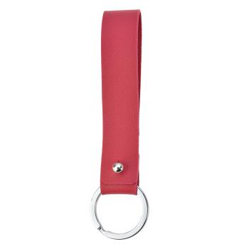Klíčenka červený koženkový pásek MLKCH0336F