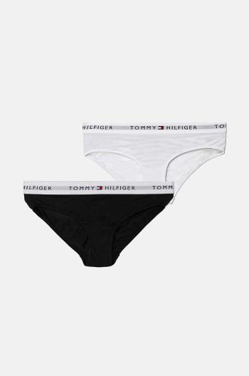 Dětské kalhotky Tommy Hilfiger 2-pack černá barva, UG0UG00750