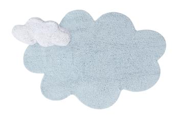 Lorena Canals koberce Bio koberec kusový, ručně tkaný Puffy Dream - 110x170 mrak cm Modrá