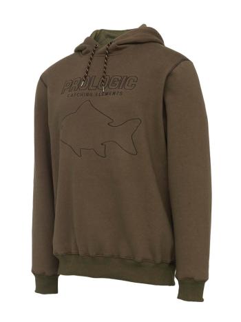 Prologic Mikina Mega Fish Hoodie Army Green