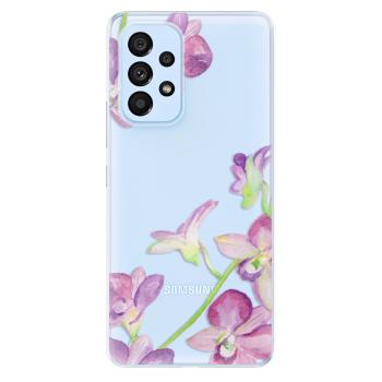 Odolné silikonové pouzdro iSaprio - Purple Orchid - Samsung Galaxy A53 5G