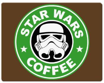 Podložka pod myš Starwars coffee