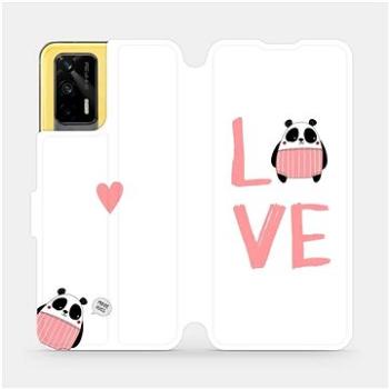 Flipové pouzdro na mobil Realme GT 5G - MH09S Panda LOVE (5903516668199)
