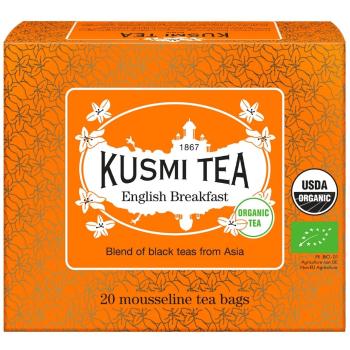 Černý čaj ENGLISH BREAKFAST Kusmi Tea 20 mušelínových sáčků
