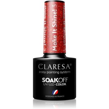 Claresa SoakOff UV/LED Color Make It Shine! gelový lak na nehty odstín 03 5 g