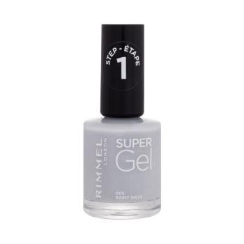 Rimmel London Super Gel STEP1 12 ml lak na nehty pro ženy 005 Rainy Days