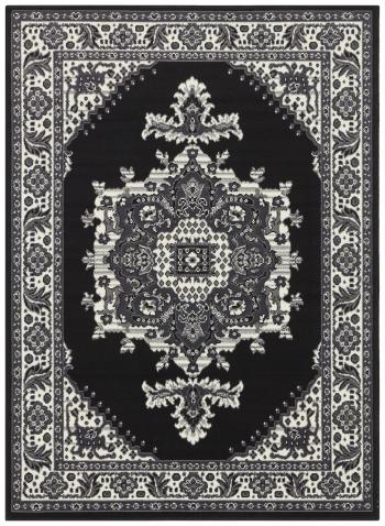 Mujkoberec Original Kusový orientální koberec Mujkoberec Original 104343 - 120x160 cm Černá