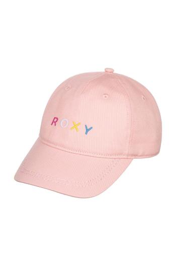 Dětska čepice Roxy růžová barva, s aplikací