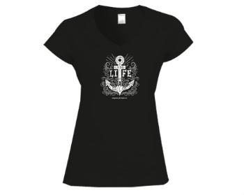 Dámské tričko V-výstřih As a sailor