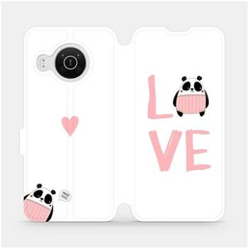 Flip pouzdro na mobil Nokia X20 - MH09S Panda LOVE (5903516741335)