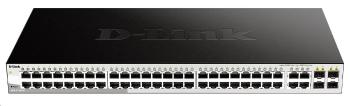 D-Link DGS-1210-52 52-port Gigabit Smart+ Switch, 48x GbE, 4x RJ45/SFP, fanless