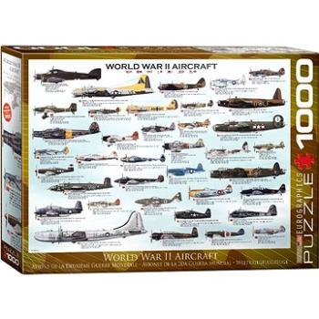 Eurographics Puzzle Letadla 2.světové války 1000 dílků (628136600750)
