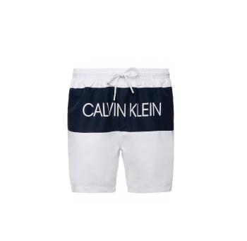 Calvin Klein Calvin Klein pánské bílé plavky s pruhem