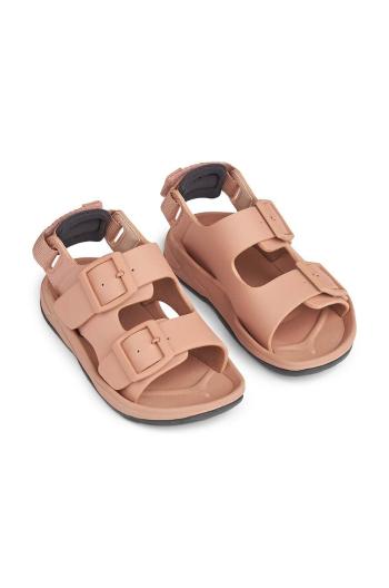 Dětské sandály Liewood Anni Sandals růžová barva