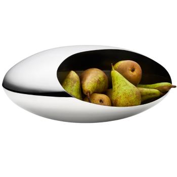 Dekorativní ovoce bowl COCOON Philippi 36 cm stříbrné