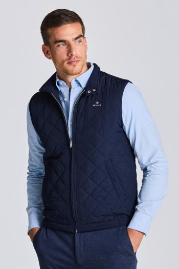 VESTA GANT D1. QUILTED WINDCHEATER VEST modrá XXL