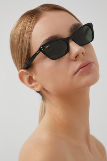 Sluneční brýle Ray-Ban LADY BURBANK dámské, černá barva, 0RB2299