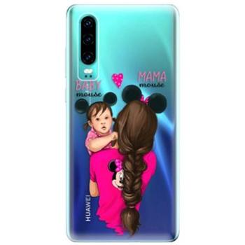 iSaprio Mama Mouse Brunette and Girl pro Huawei P30 (mmbrugirl-TPU-HonP30)