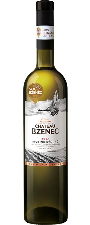 Chateau Bzenec Ryzlink rýnský 2017 VOC Bzenec 0.75l