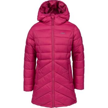 ALPINE PRO ARICANO Dívčí kabát, růžová, velikost 140-146