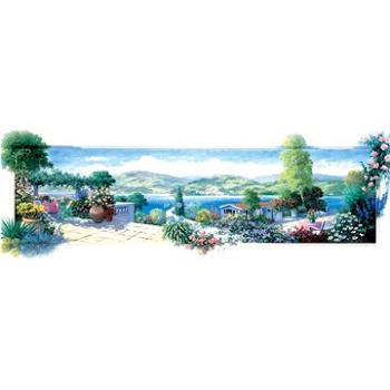 Panoramatické puzzle Zahrada na terase 1000 dílků (8682450143487)