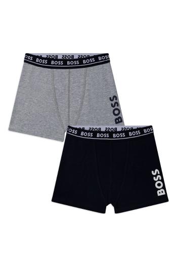 Dětské boxerky BOSS (2-pack) tmavomodrá barva