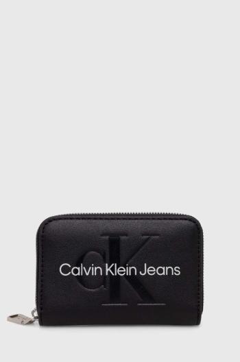 Peněženka Calvin Klein Jeans černá barva, K60K607229