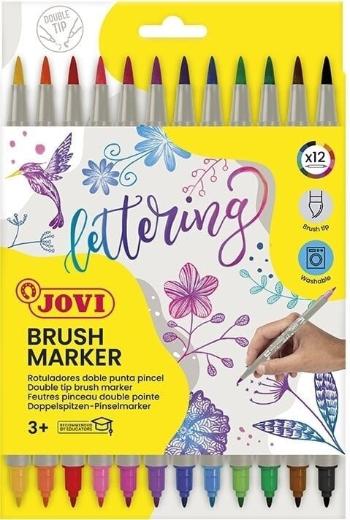 Jovi Brush Marker Lettering Akvarelová pera 12 ks