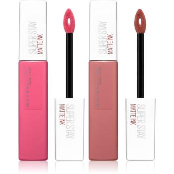 Maybelline Make-Up Set sada rtěnek(s matným efektem)