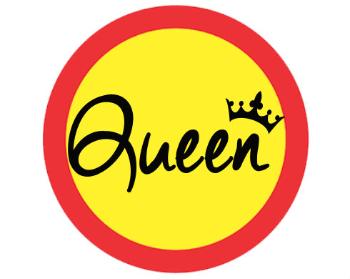 Samolepky zákaz - 5ks Queen