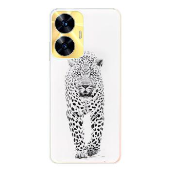 Odolné silikonové pouzdro iSaprio - White Jaguar - Realme C55