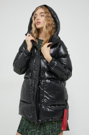 Péřová bunda After Label dámská, černá barva, zimní