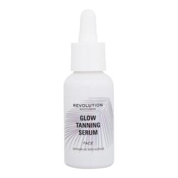 Makeup Revolution London Glow Tanning Serum SPF30 30 ml opalovací přípravek na obličej pro ženy