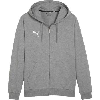 Puma TEAMGOAL CASUALS HOODED Pánská mikina, šedá, velikost