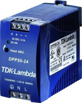 Zdroj na DIN lištu TDK-Lambda DPP50-48, 48 V/DC, 1 A