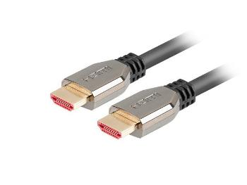 LANBERG Ultra High Speed HDMI 2.1 kabel, 48 Gbps, 8K@60Hz, 5K@120Hz, délka 1,8m, černý, zlacené konektory