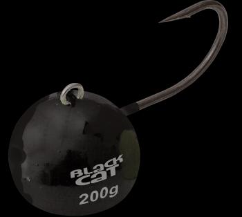 Black cat jigová hlava fire ball černá - 200 g