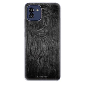 Odolné silikonové pouzdro iSaprio - Black Wood 13 - Samsung Galaxy A03