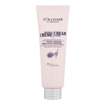 L'Occitane Cream To-Foam Facial Cleanser 125 ml čisticí krém pro ženy na normální pleť; na mastnou pleť