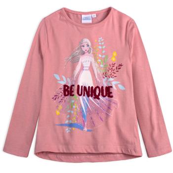 Dívčí tričko DISNEY FROZEN BE UNIQUE růžové Velikost: 104
