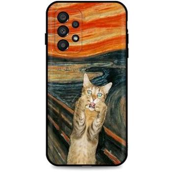 TopQ Kryt Samsung A33 5G silikon Scared Cat 74133 (Sun-74133)