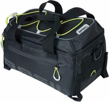 Basil Miles Trunk Taška na nosič Black/Lime 7 L