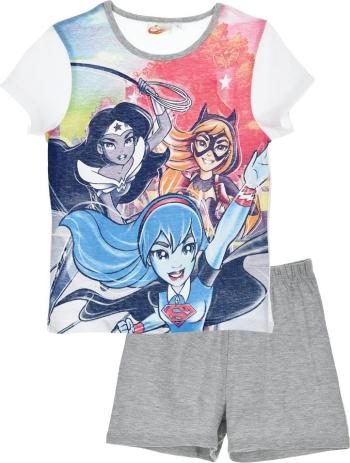 DC SUPER HERO GIRLS DÍVČÍ ŠEDO-BÍLÉ PYŽAMO Velikost: 104