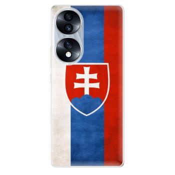 Odolné silikonové pouzdro iSaprio - Slovakia Flag - Honor 70